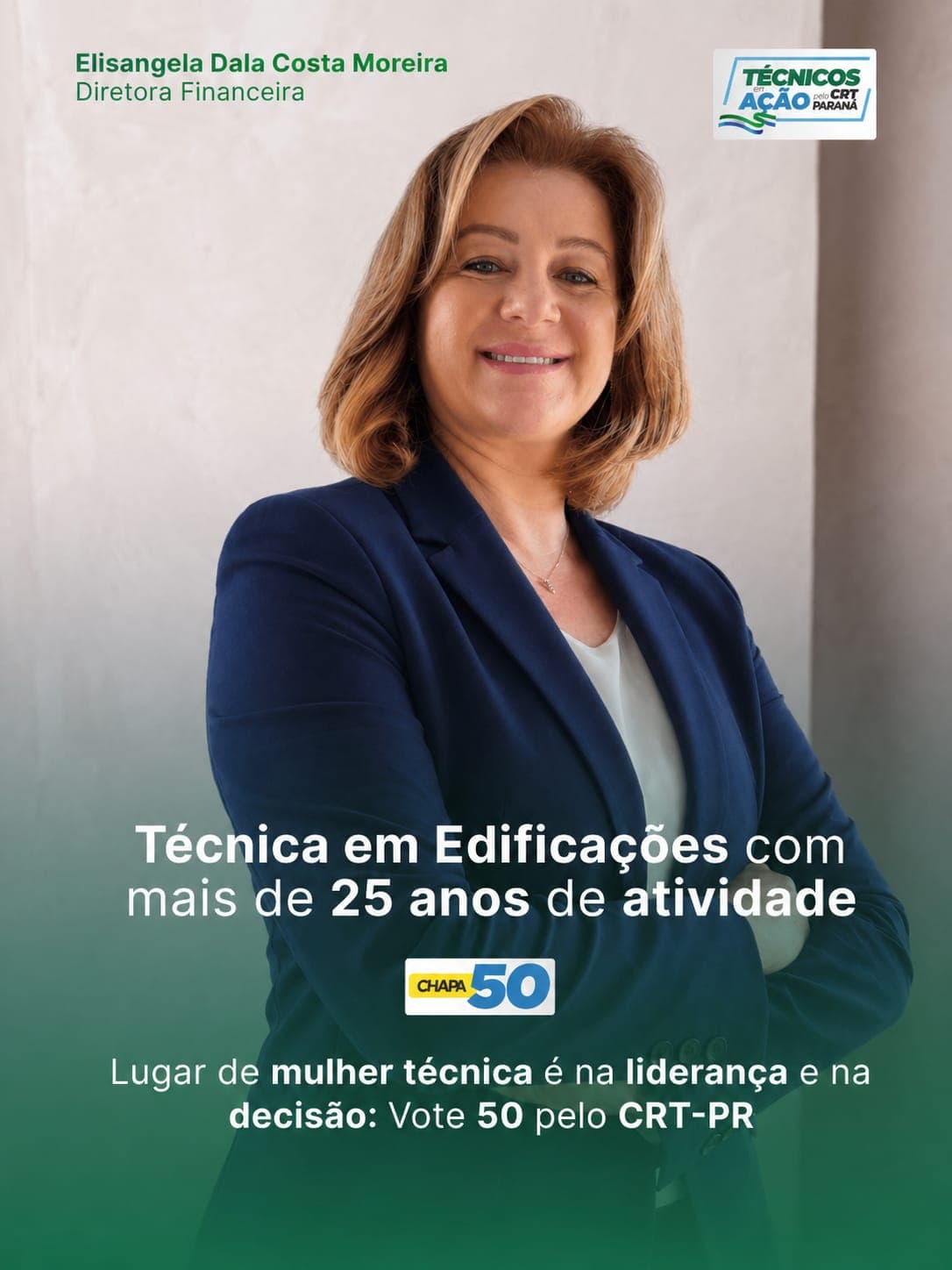 Elisangela Dala Costa Moreira - Diretora Financeira