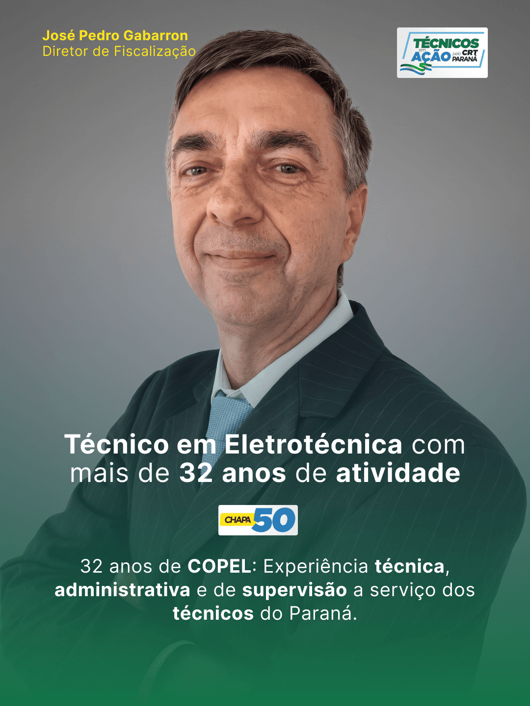 José Pedro Gabarron - Diretor de Fiscalização