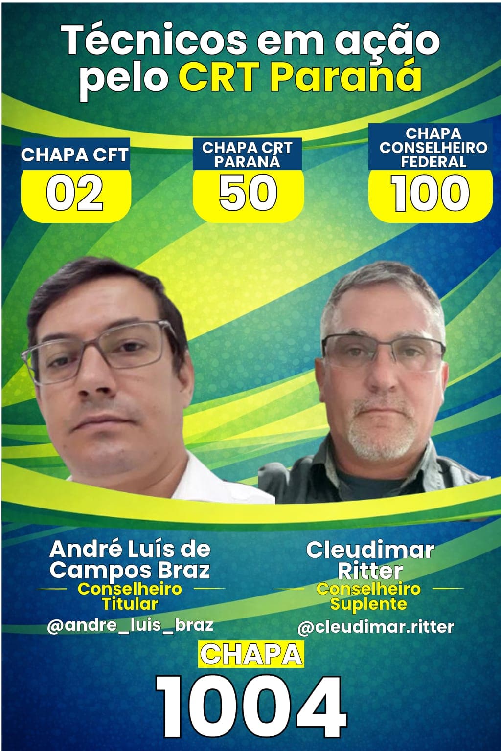 Conselheiros Regionais da Chapa 50