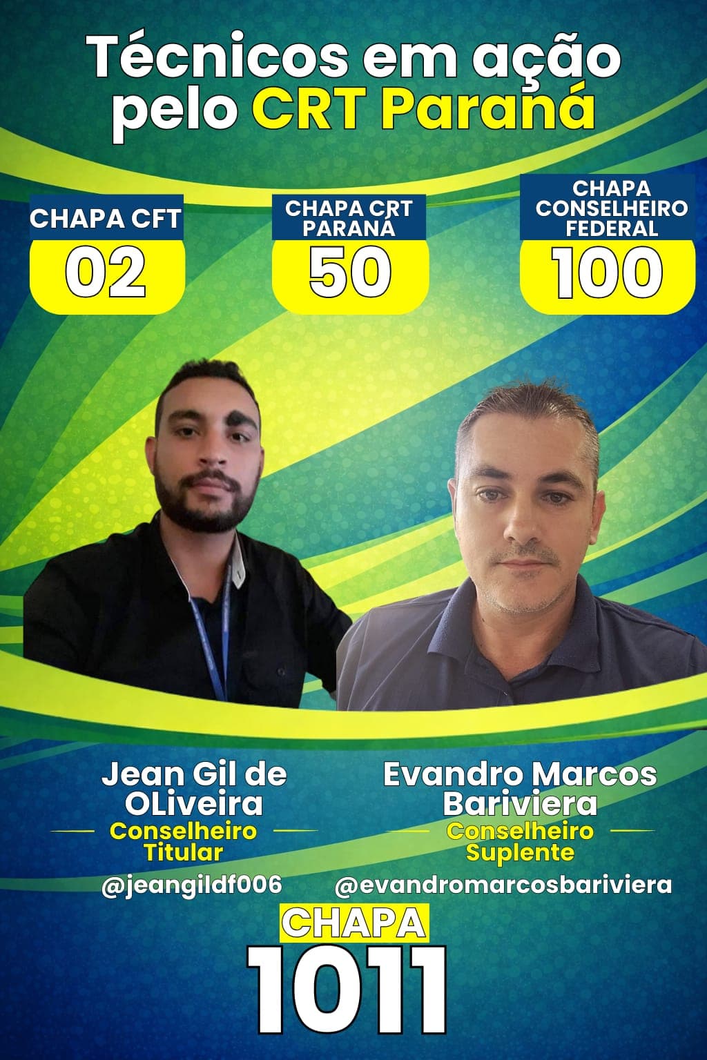 Conselheiros Regionais da Chapa 50