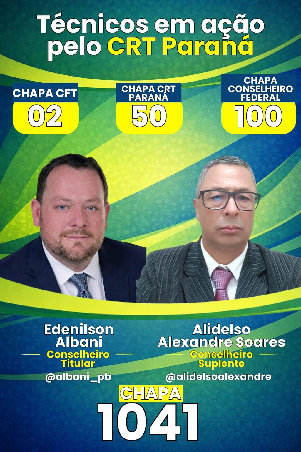 Conselheiros Regionais da Chapa 50