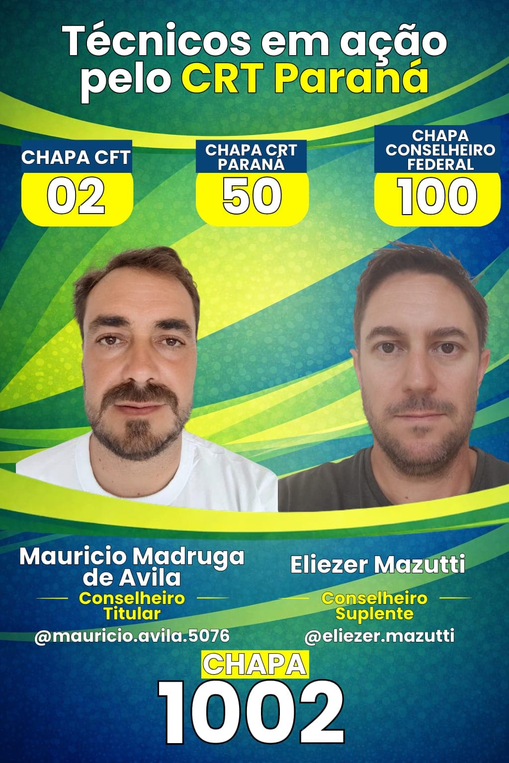 Conselheiros Regionais da Chapa 50